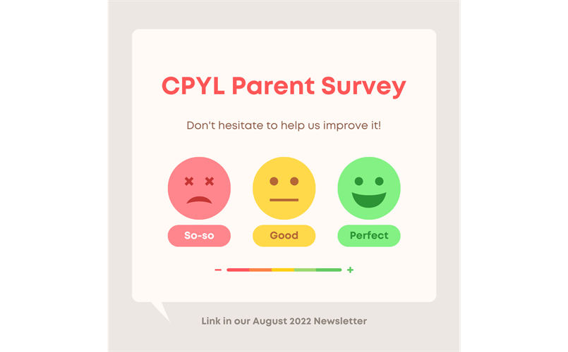 Please Complete Our Parent Survey!